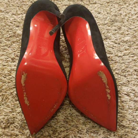 Christian Louboutin black pumps / 120 heels